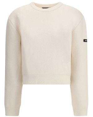 Balenciaga Virgin Wool Jumper - White