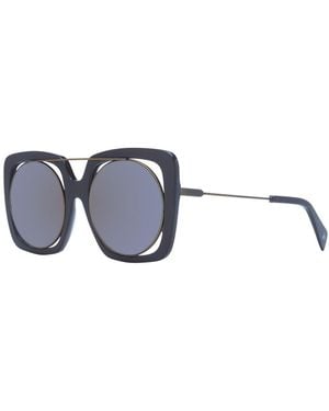 Yohji Yamamoto Brown Monel Sunglasses - Black