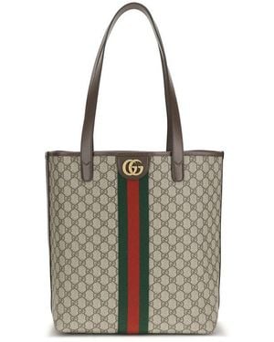 Gucci Multicolor Fabric Shoulder Bag - Gray
