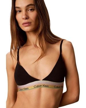 Calvin Klein Black Cotton Bra