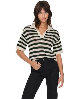Jacqueline De Yong Marabou T-Shirt - Black