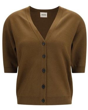 KHAITE Wool Oves Aries Cardigan - Green