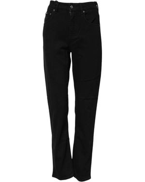 Dolce & Gabbana Black Boyfriend Cotton Stretch Denim Jeans