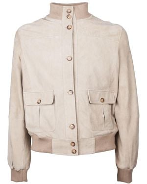 Emilio Romanelli Calfskin Jacket - Natural
