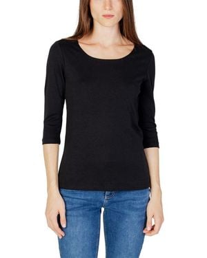 Street One Black Cotton Tops & T