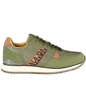 Napapijri Verde Polyester Mens Trainer - Green