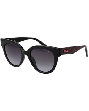 Fila Black Plastic Sunglasses
