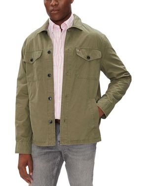 Tommy Hilfiger Bicolour Recycled Cotton Coat - Green