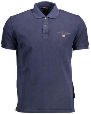 Napapijri Cotton Polo - Blue