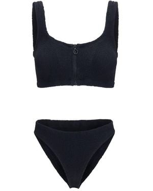 Hunza G Black Polyamide Bikini