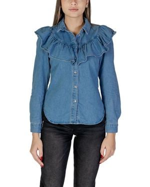 ONLY Blue Cotton Shirt