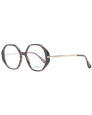Max Mara Brown Plastic Glasses (frames) - Metallic