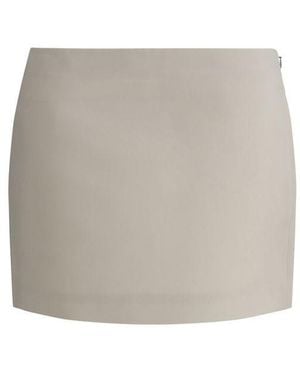 Lisa Yang Silk Miniskirt - Grey