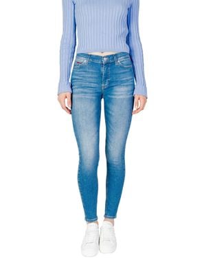 Tommy Hilfiger Blue Cotton Skinny Jeans