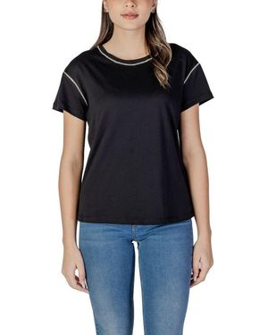 Liu Jo Cotton Tops & T-Shirt - Black
