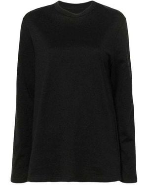 Jil Sander Long Sleeved T-Shirt - Black