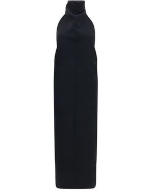 KHAITE Black Polyester Cocktail Dress
