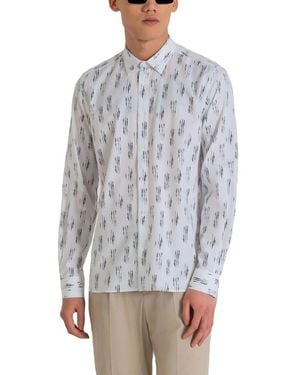 Antony Morato Viscose Shirt - Blue