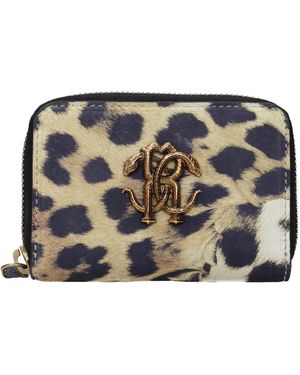 Roberto Cavalli Leather Wallet - Blue
