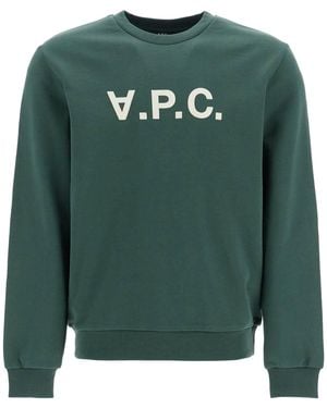 A.P.C. Unisex Grand Vpc Sweat - Green