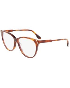 Victoria Beckham Brown Plastic Glasses (frames)