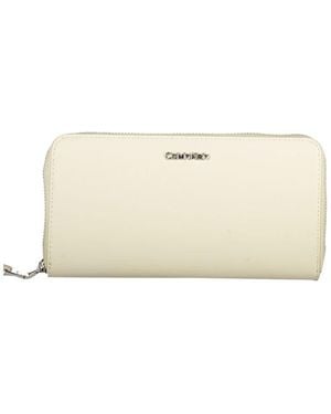 Calvin Klein Long Zip Around Wallet K50K504222 - Natural