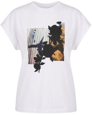 Trussardi White Cotton T