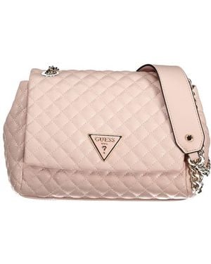 Guess Pink Polyethylene Handbag