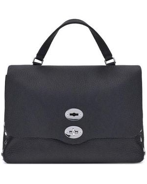 Zanellato Postina Centauro Medium Shoulder Bag - Blue