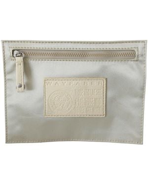 WAYFARER White Zippered Coin Holder Wallet - Metallic