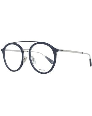 Police Gray Metal & Plastic Glasses (frames) - Blue