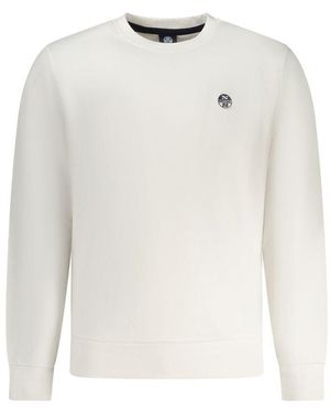 North Sails White Cotton Mens Sweatshirt
