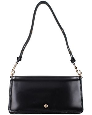 Tory Burch Black Leather Shoulder Bag