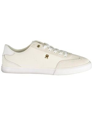 Tommy Hilfiger White Polyurethane 's Trainer