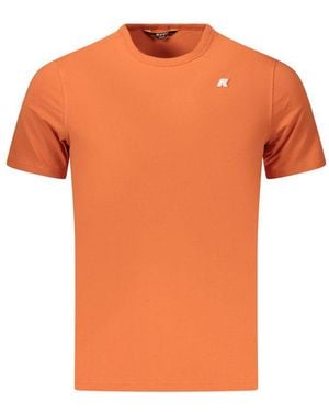 K-Way Orange Cotton Men's T-shirt - S