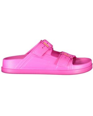 Blauer Rosa Poliuretano Slipper - Pink