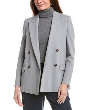 Brunello Cucinelli Gray Cotton Coat