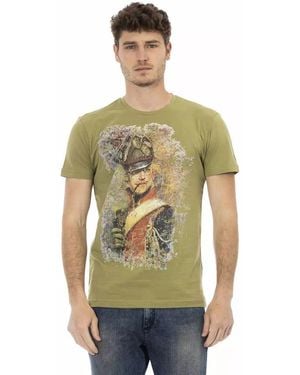 TRUSSARDI ACTION Green Cotton Men T