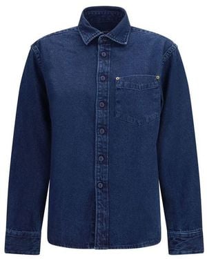 Deperlu Blue Denim Shirt