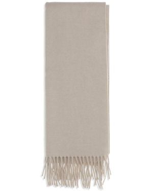 Brunello Cucinelli Beige Cashmere Scarf - Brown