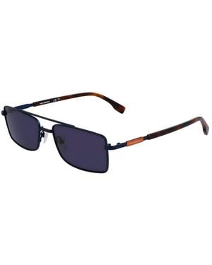 Karl Lagerfeld Blue Metal Sunglasses