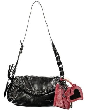 Desigual Nero Polyurethane 's Bag - Black