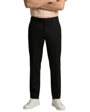 Gianni Lupo Polyester Skinny Trousers - Black