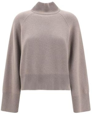 Brunello Cucinelli Cashmere Turtleneck Jumper - Brown