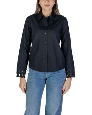 Jacqueline De Yong Cotton Shirt - Blue
