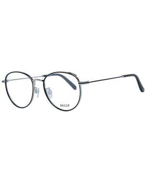 Bally Black Optical Frames - Metallic