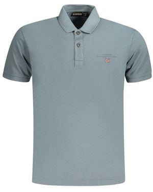 Napapijri Cotton Polo Shirt - Blue