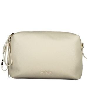 Coccinelle Bianco Leather Handbag - Natural