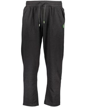 Gianmarco Venturi Black Cotton Men's Sweatpant - Gray