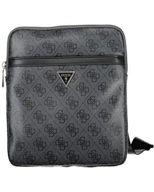 Guess Black Polyethylene Shoulder Bag - Grey